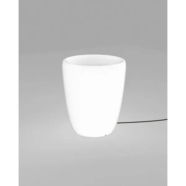Уличный светильник Nowodvorski 9711 Flowerpot S E27 1x25W IP44 белый - фото №1