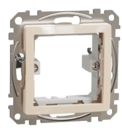 Рамка-адаптер для изделий 45х45мм Schneider Electric Sedna Design & Elements для Unica New бежевая SDD112905 Рамка-адаптер для изделий 45х45мм Schneider Electric Sedna Design & Elements для Unica New бежевая SDD112905