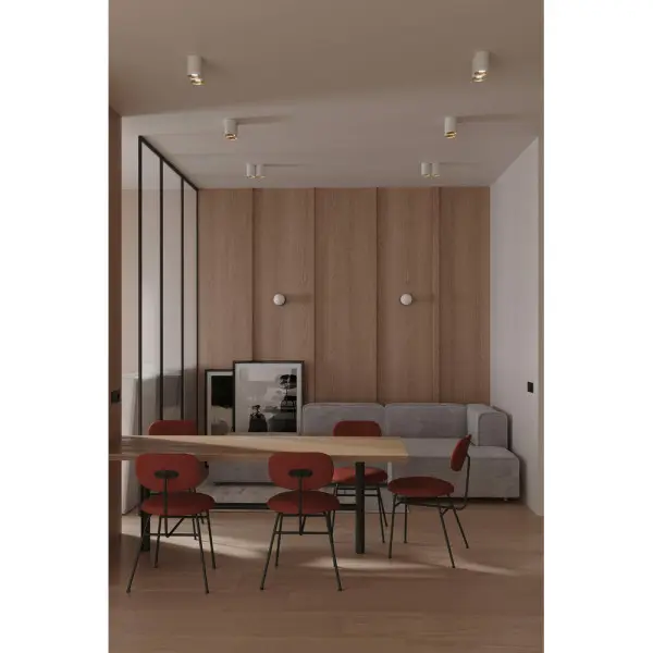 Точковий світильник Pikart 29700-1 BP_80_DUO GU10 2x60W IP20 Wh+Gold - фото №1