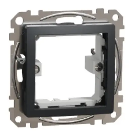 Рамка-адаптер для изделий 45х45мм Schneider Electric Sedna Design & Elements для Unica New черная SDD114905