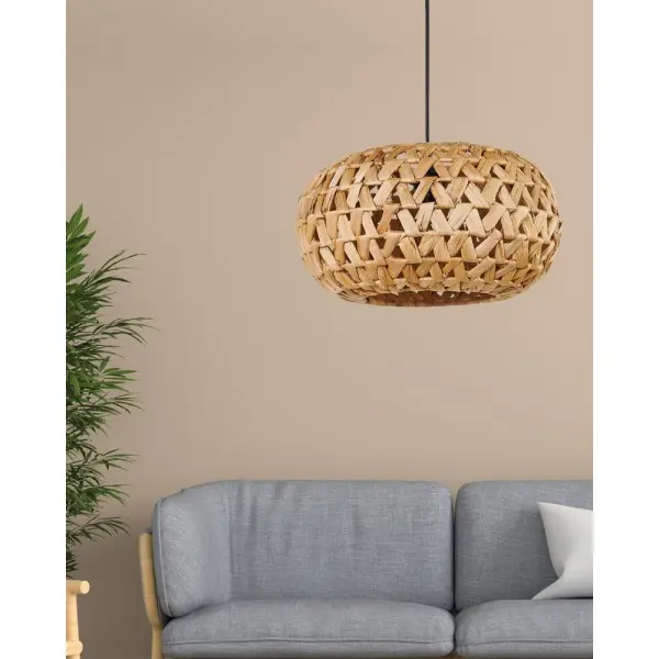Подвесной светильник, люстра Goldlux 330475 Hoshi E27 1x20W IP20 бежевый - фото №1 Подвесной светильник, люстра Goldlux 330475 Hoshi E27 1x20W IP20 бежевый - фото №1