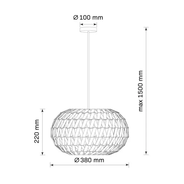 Подвесной светильник, люстра Goldlux 330475 Hoshi E27 1x20W IP20 бежевый - фото №4 Подвесной светильник, люстра Goldlux 330475 Hoshi E27 1x20W IP20 бежевый - фото №4