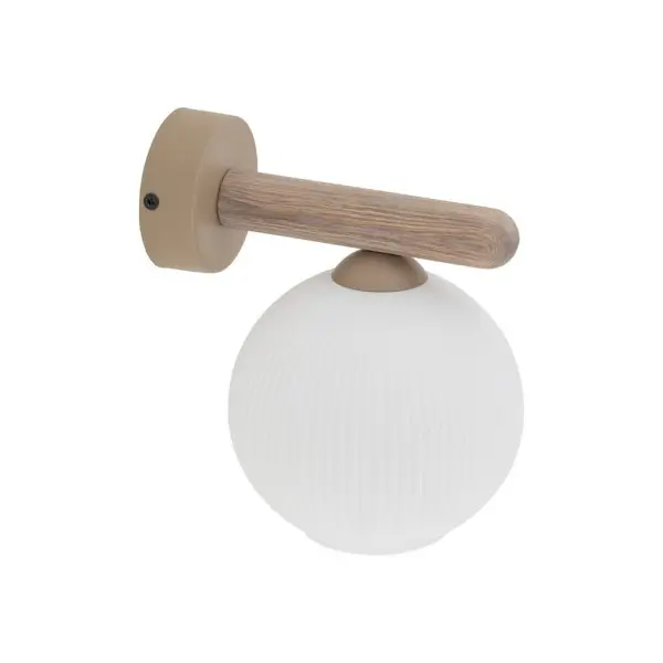 Бра, настенный светильник TK Lighting 11077 Virlo E14 1x10W IP20 бежевый - фото №4