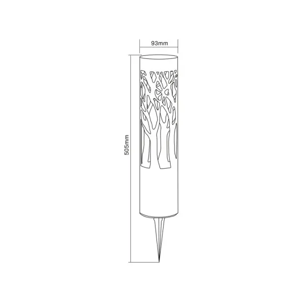 Уличный светильник на солнечной батарее Goldlux 330260 Albero LED 3000K IP44 черный - фото №4 Уличный светильник на солнечной батарее Goldlux 330260 Albero LED 3000K IP44 черный - фото №4