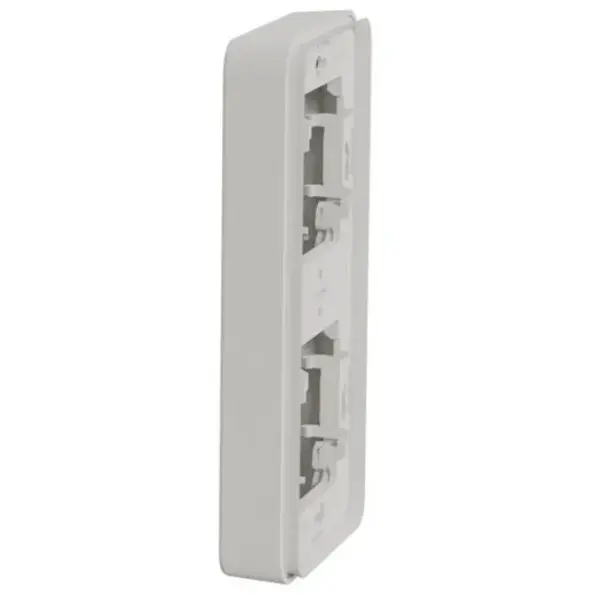 Вертикальная 2-постовая рамка Schneider Electric MUR39151 IP55 (белая) - фото №2