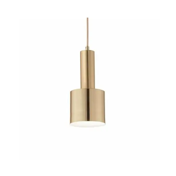 Подвесной светильник, люстра Ideal Lux 231570 Holly SP1 Ottone Satinato Подвесной светильник, люстра Ideal Lux 231570 Holly SP1 Ottone Satinato