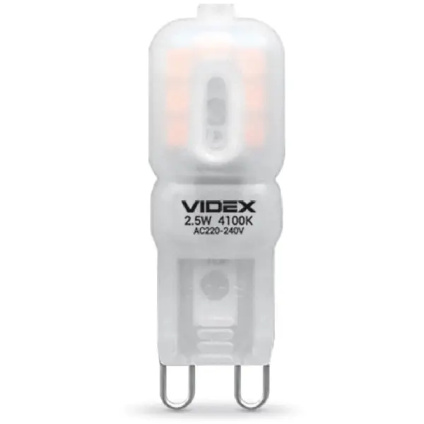 Світлодіодна лампа Videx G9e G9 2,5Вт 4100K (VL-G9e-25224)