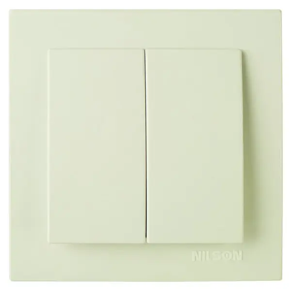Вимикач Nilson Touran кремовий 2кл ( 24121003 )