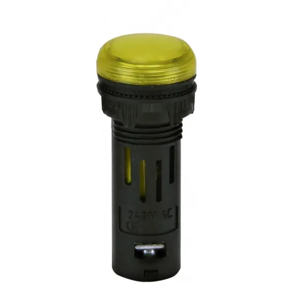Сигнальна лампа LED ETI ECLI-16-240A-Y 240В AC Ø16мм жовта матова (4771608)