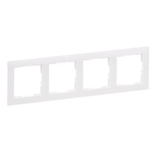 Рамка 4-постовая Legrand SUNO (белый) 721504