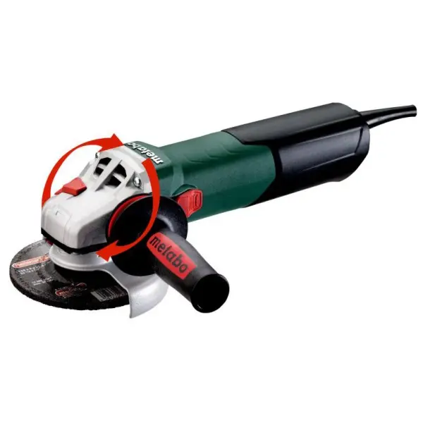 Кутова шліфувальна машина мережева Metabo WE 19-125 Q M-Brush (613105000) - фото №1