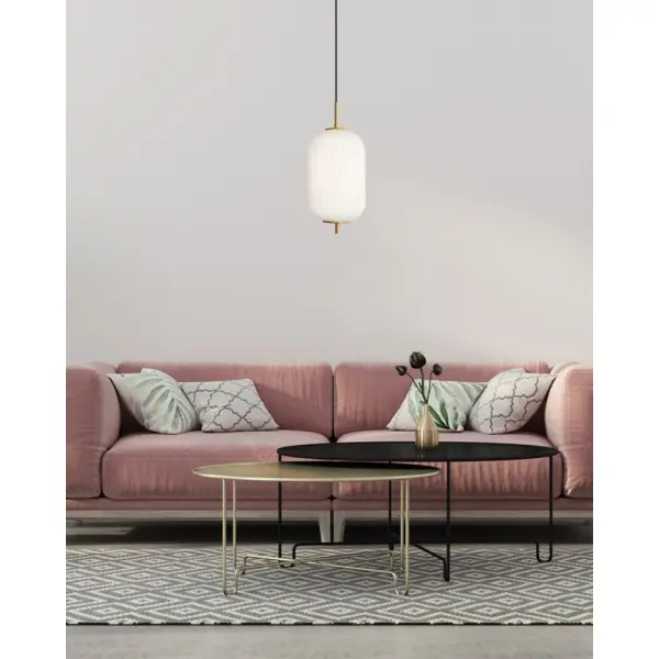 Подвесной светильник, люстра Italux PND-28798-1-GD-WH Olmeto E27 1x10W IP20 золотой - фото №1 Подвесной светильник, люстра Italux PND-28798-1-GD-WH Olmeto E27 1x10W IP20 золотой - фото №1