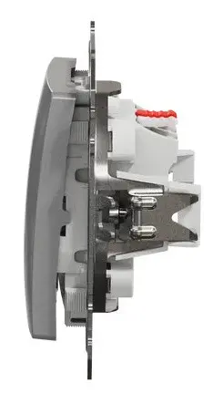 Переключатель Schneider Electric Sedna Design & Elements с подсветкой алюминий SDD113106L - фото №3