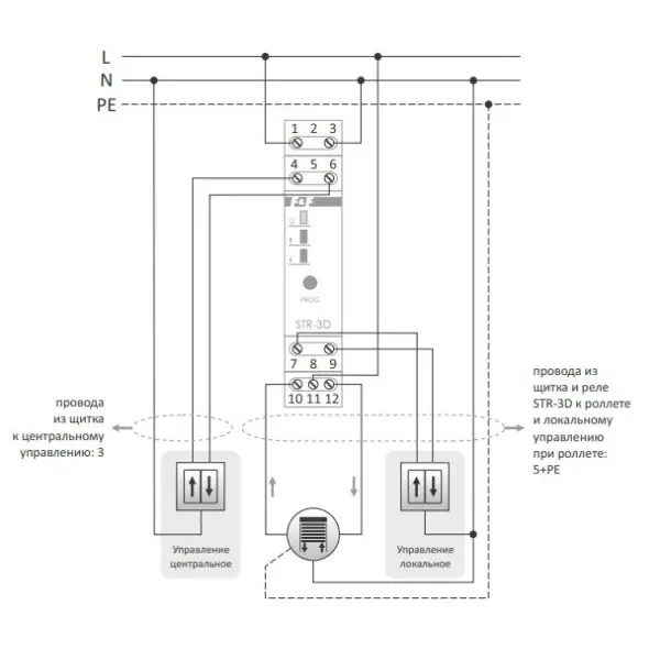 Беспроводное реле управления F&F STR-3D 100-265В AC/DC АC-1/АC-3 8А - фото №4