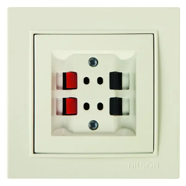Розетка Nilson Thor кремовая аудио стерео ( 27121050 )