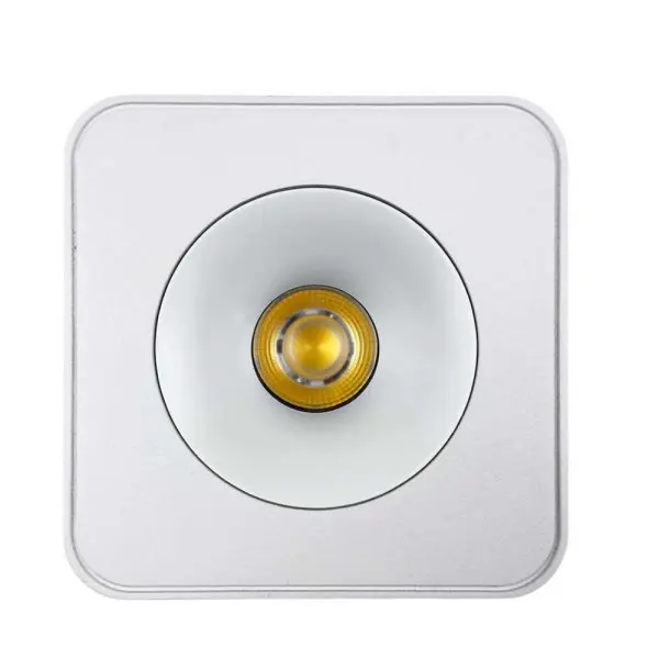 Світильник точковий накладний SIDNEY-S 10W 4000K IP20 квадрат білий Violux ( 330441 ) - фото №1