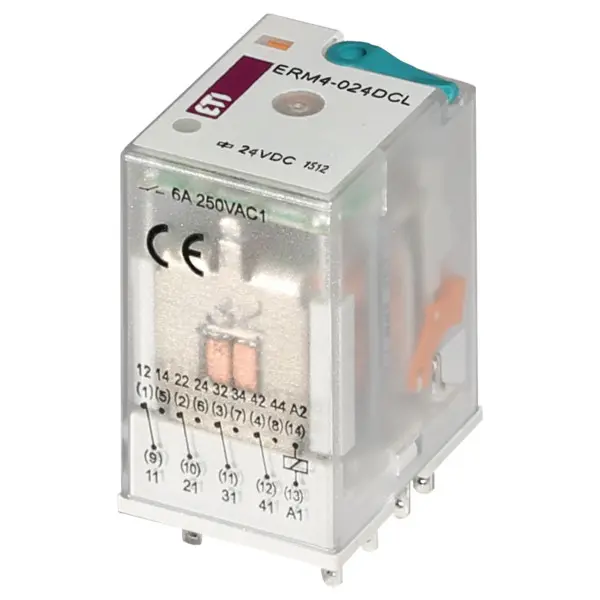 Электромеханическое реле ETI 002473007 ERM4-024DCL 4p