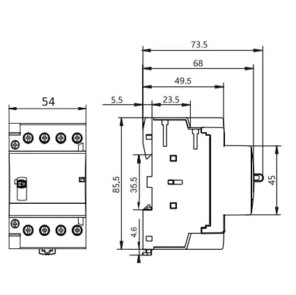 Модульний контактор NOARK Ex9CH32M 22 230В EU 32A AC 2NO+2NC (111718) - фото №1 Модульний контактор NOARK Ex9CH32M 22 230В EU 32A AC 2NO+2NC (111718) - фото №1
