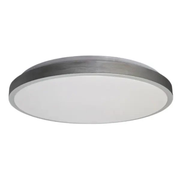 Матовий світильник Vestum RING 80Вт 480x60мм 3000К-6500К срібло