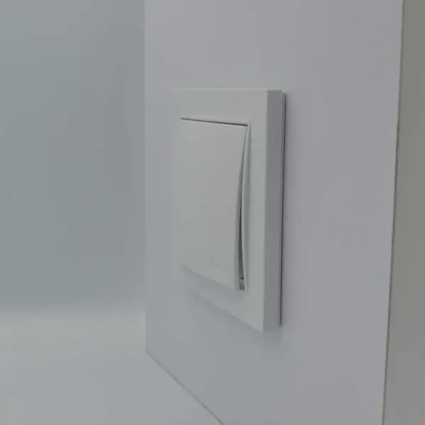 Вимикач Nilson Thor білий 1кл прохідний ( 27111007 ) - фото №2