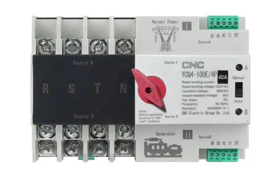 Устройство автоматического ввода резерва CNC YCQ4-100E 4Р 40A 400В (Б00046478)