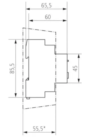 Универсальный диммер Theben DIMAX 534 plus - фото №4