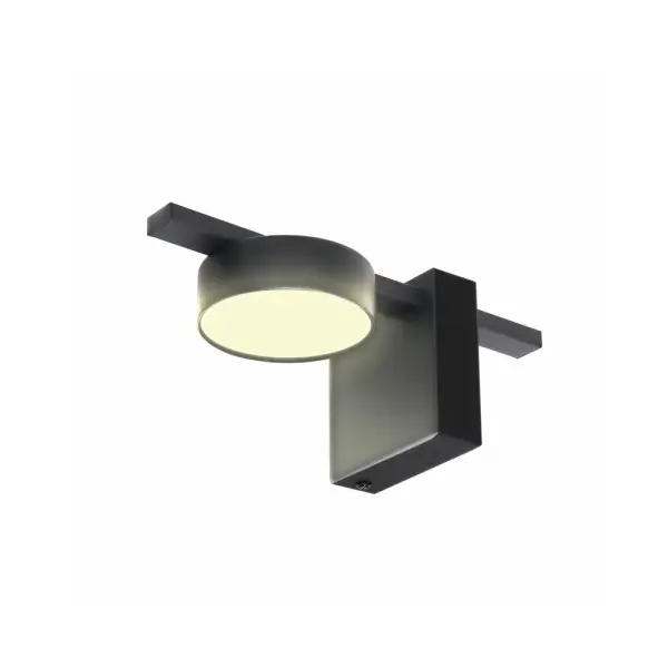 Бра, настінний світильник Goldlux 326232 Joy GX53 1x10W IP20 Чорний