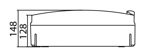 Щит настенный 36 мод. с дверцей RAL7035 Ram Base, DKC - фото №3