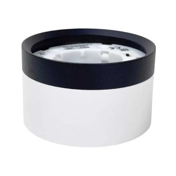 Світильник точковий накладний VEGAS GX53 IP20 круг білий+чорний Violux ( 340301 ) - фото №1