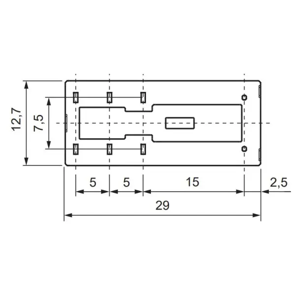 Мініатюрне електромеханічне реле ETI 002473030 MER2-005 DC 2p - фото №2