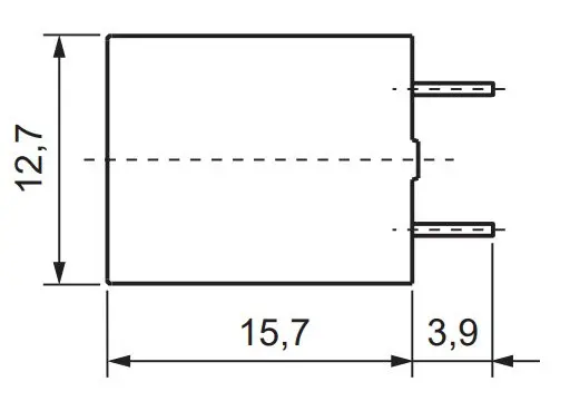 Мініатюрне електромеханічне реле ETI 002473030 MER2-005 DC 2p - фото №3