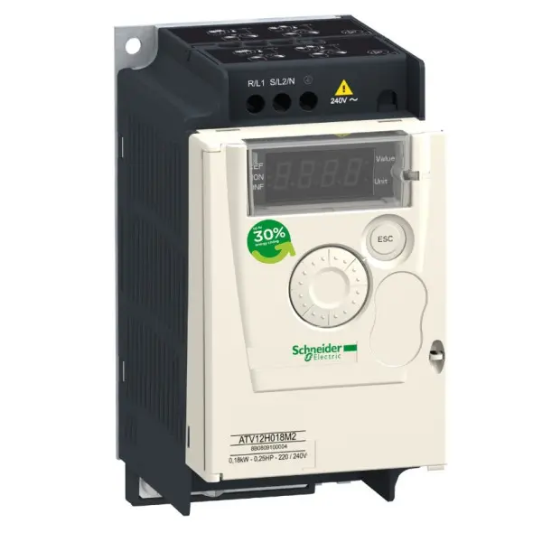 Частотный преобразователь Schneider electric ATV12 240В 1ф 0,18кВт