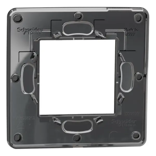 Однопостова рамка Schneider Electric NU280253 (нікель/антрацит) - фото №3 Однопостова рамка Schneider Electric NU280253 (нікель/антрацит) - фото №3