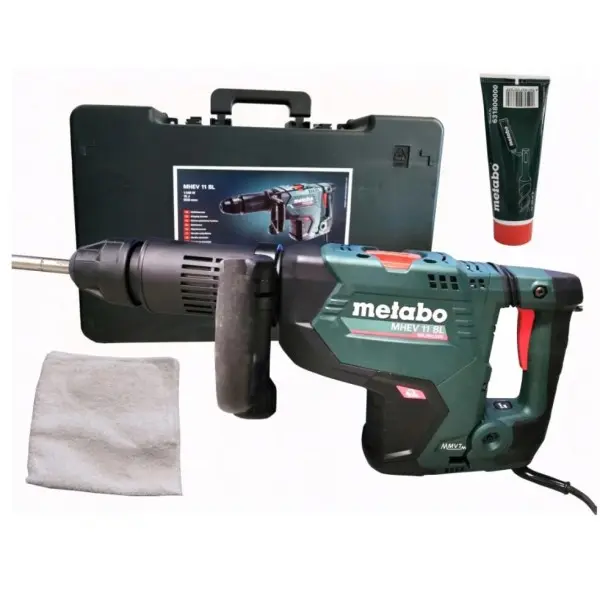 Відбійний молоток Metabo MHEV 11 BL 2100уд/хв 18Дж 1500Вт (600770500) - фото №1 Відбійний молоток Metabo MHEV 11 BL 2100уд/хв 18Дж 1500Вт (600770500) - фото №1