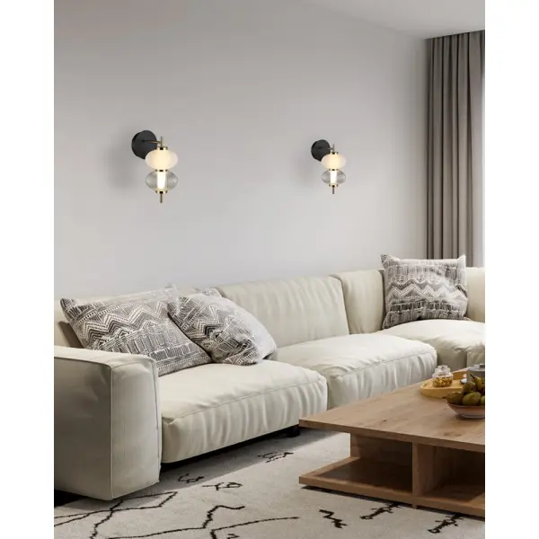 Бра, настенный светильник Italux WL-84938-2-BK Testa LED 2x8W 3000K 480Lm IP20 черный - фото №1 Бра, настенный светильник Italux WL-84938-2-BK Testa LED 2x8W 3000K 480Lm IP20 черный - фото №1