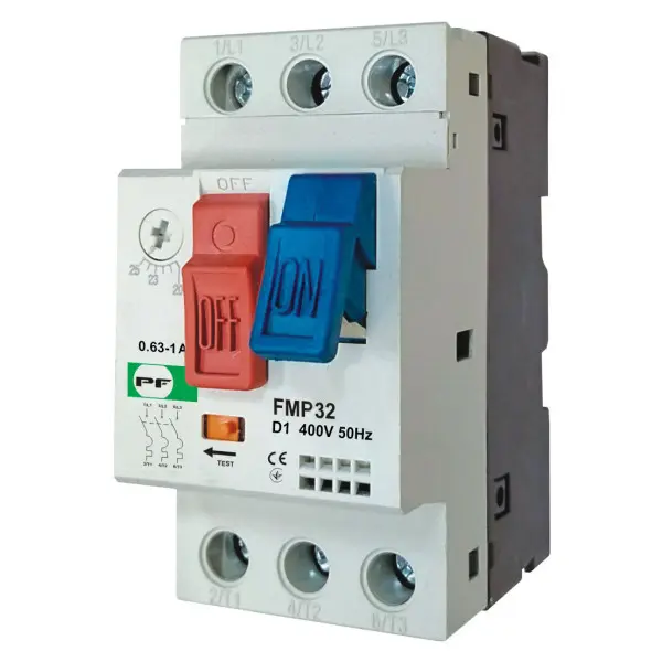 Автомат захисту двигуна Promfactor FMP 0,63-1A (FMP0100) Автомат захисту двигуна Promfactor FMP 0,63-1A (FMP0100)