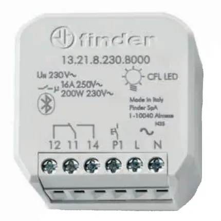 Багатофункціональне реле Finder 1CO 230В AC 1 канал (13218230B000) Багатофункціональне реле Finder 1CO 230В AC 1 канал (13218230B000)