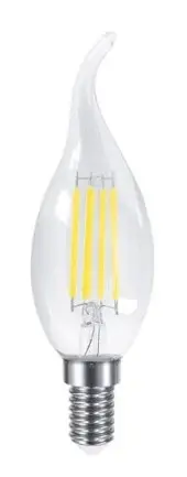 Филаментная лампа Maxus C37 FM-T 220Вт E14 Clear (1-MFM-737)