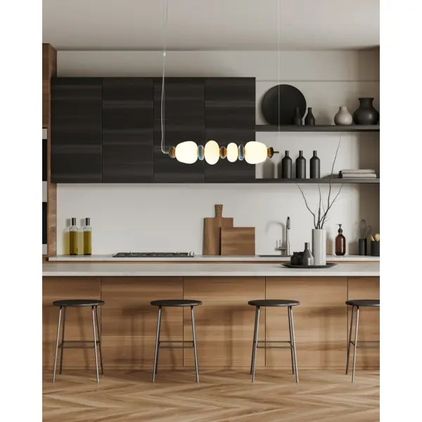 Подвесной светильник, люстра Italux PND-94981-4C-GD Evans LED 1x22W 3000K 2560Lm IP20 золотой - фото №1 Подвесной светильник, люстра Italux PND-94981-4C-GD Evans LED 1x22W 3000K 2560Lm IP20 золотой - фото №1