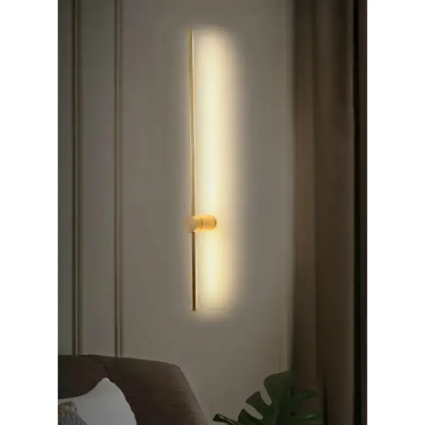 Бра, настенный светильник Kloodi WA-STICK 100 Stick Led 1x20W 3000K IP20 Gold - фото №3 Бра, настенный светильник Kloodi WA-STICK 100 Stick Led 1x20W 3000K IP20 Gold - фото №3