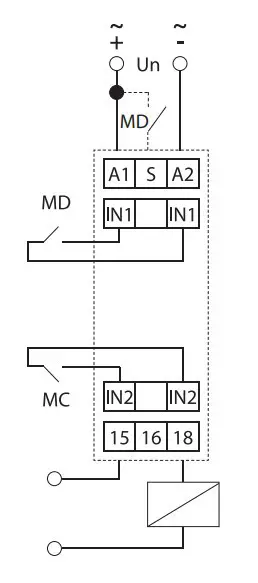 Энергосберегающее реле времени Elko-Ep CRM-101 AC/DC 12-240В - фото №1