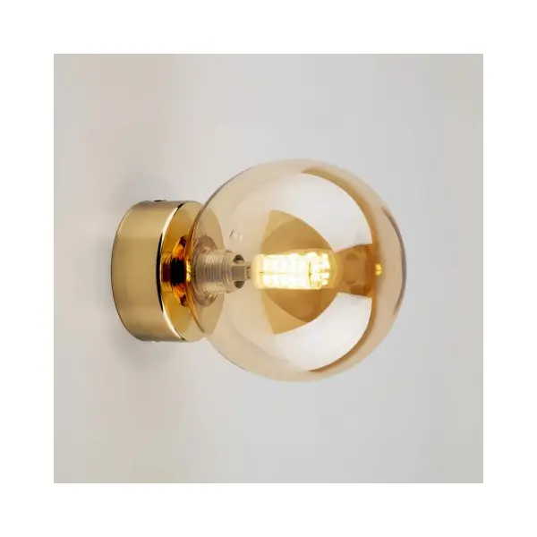 Бра, настенный светильник Tk Lighting 10257 Estera G9 1x8W IP20 Gold - фото №1