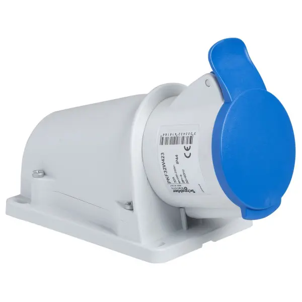 Силовий роз'єм Schneider Electric PKF16W423 Praktika 16А 2P+E IP44 250В