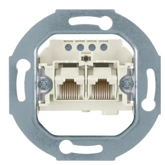 Розетка UAE 2 x 8(4)-полюсная (механизм) Berker Розетка UAE 2 x 8(4)-полюсная (механизм) Berker