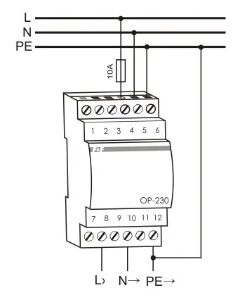 Помехоподавляющий ограничитель F&F OP-230 230В AC 0,5 мА - фото №6