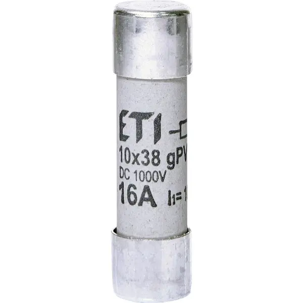 Запобіжник ETI 002625107 CH 10x38 gPV 16A 1000V (10kA) UL Запобіжник ETI 002625107 CH 10x38 gPV 16A 1000V (10kA) UL