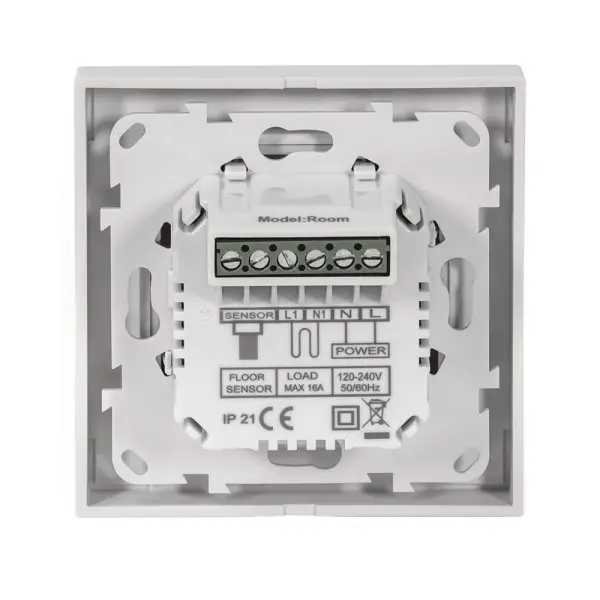 Программируемый терморегулятор Easytherm ET40 с функцией WI-FI 16А 3200Вт (белый) - фото №1