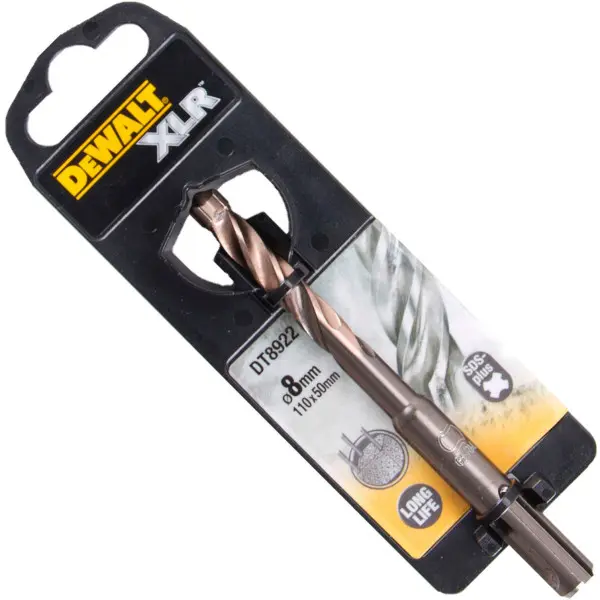 Четырехкромочный бур DeWALT DT8922 SDS-Plus XLR 8x110x50мм - фото №1 Четырехкромочный бур DeWALT DT8922 SDS-Plus XLR 8x110x50мм - фото №1