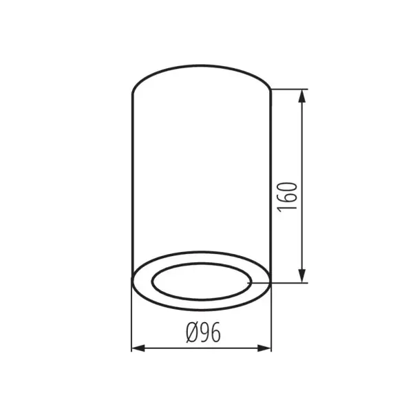 Вуличний світильник Kanlux 36644 Aqilo GU10 1x20W IP65 білий - фото №4