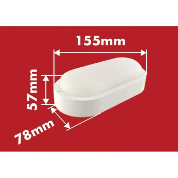 Овальний світильник Vestum 1-VS-7201 8Вт 4500K 220В - фото №2